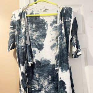 Coldwater creek, XS, blue and white